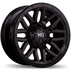 Fast HD – Menace – Black – 17″x8″ 0mm – All weather Wheels – F240-1780-83BN+00C061